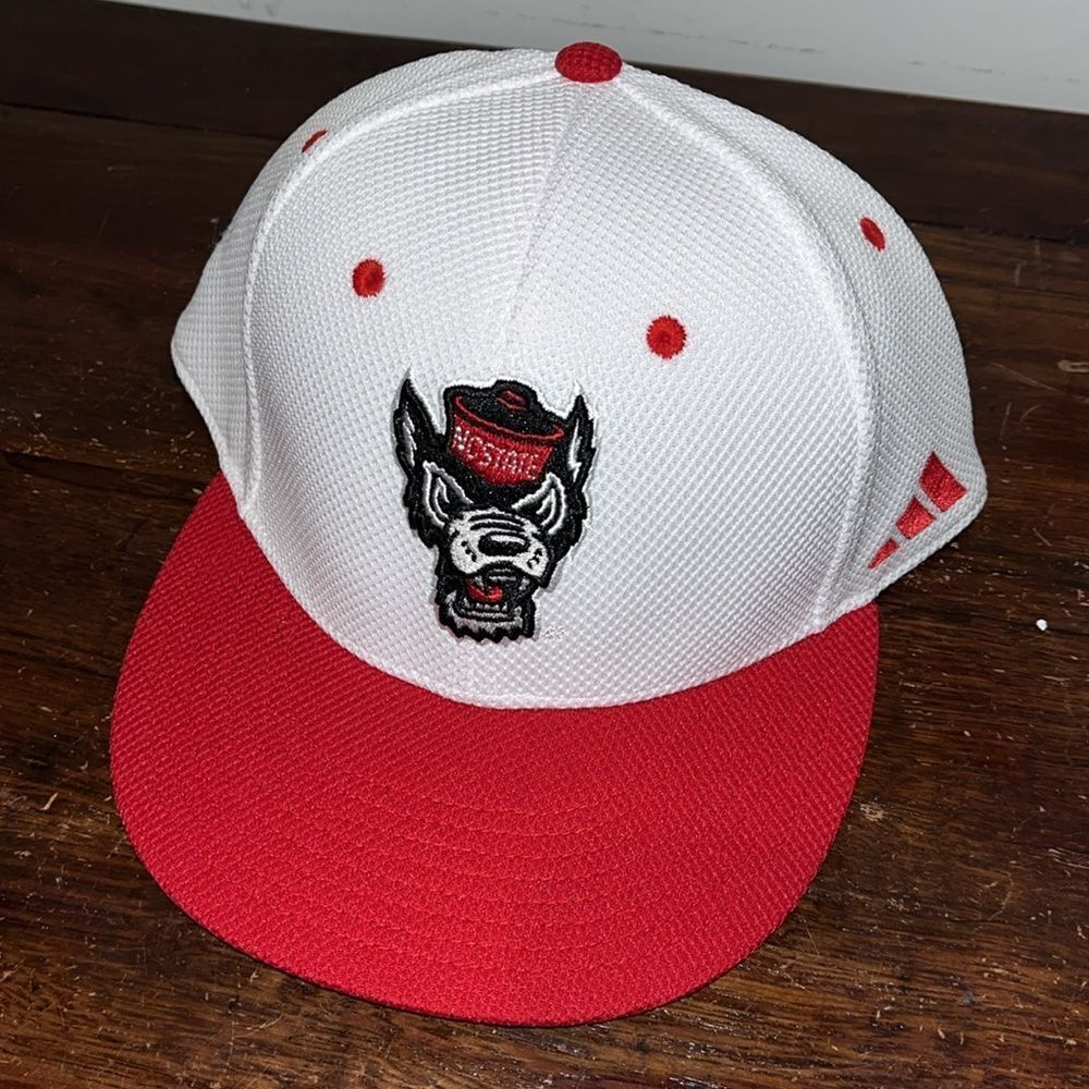 Big Melon NC North Carolina State Wolfpack Sewn mesh baseball fitted cap 7 7/8